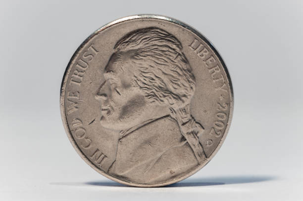 istock Nickel 5 cents $0.05 heads 1249424266