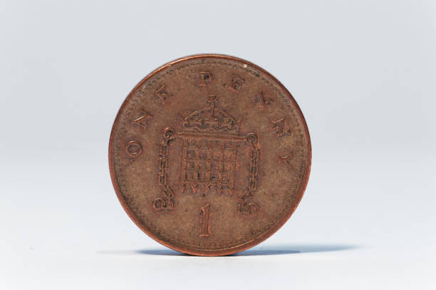 1p 1 pence piece tails