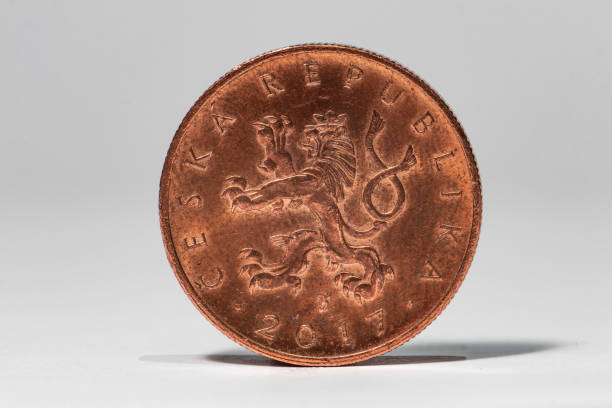 istock 10 Koruna coin heads 1249424497