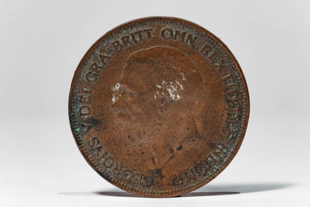 istock Old Penny Coin heads 1249425271