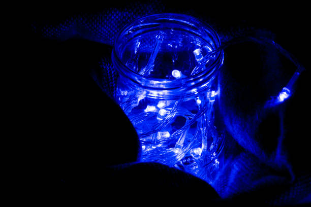 istock Garland in a jar in a rug 1249430851