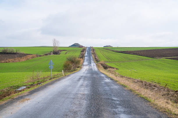 istock Asphalt road in Corlu, Turkey 1249435151