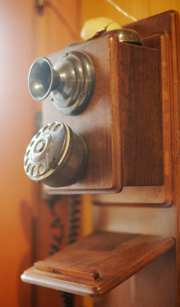 istock Antique wall phone 1249435155