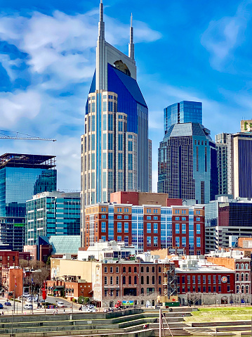 beautiful downtown Nashville skyline