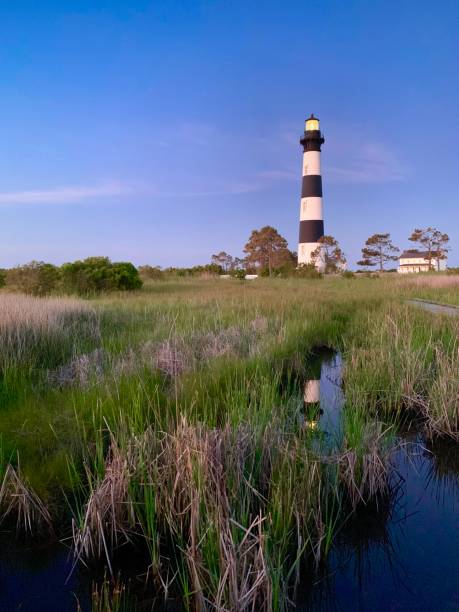 istock Bodie Island Lighthouse in a coastal marsh 1249437161