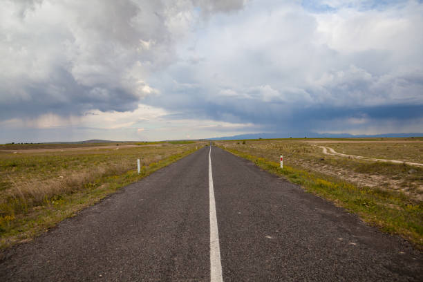 istock Asphalt road in Corlu, Turkey 1249438472