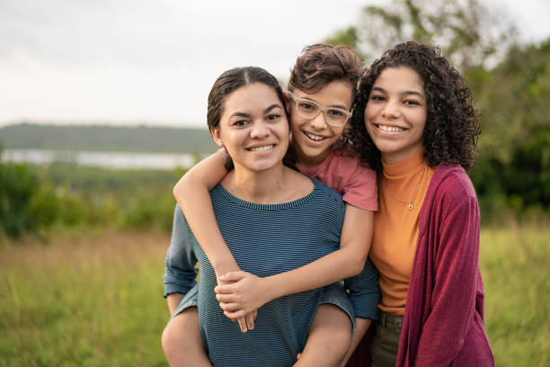 istock Family portrait in nature 1249441218