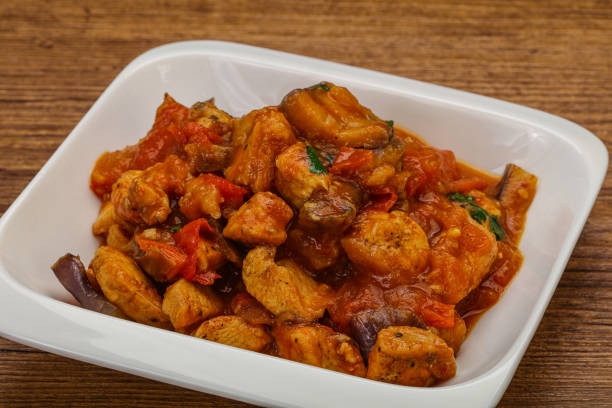 istock Chicken with oyster sauce and vegetables 1249445306