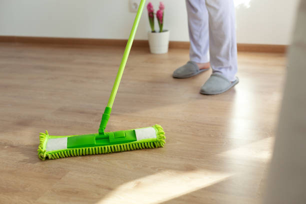istock Mopping laminate floor. Household equipment 1249453622