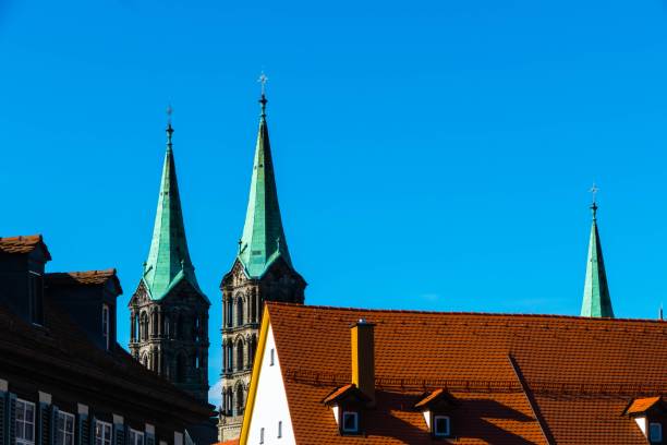 istock Towers of Dome Bamberg in Germany 1249462150