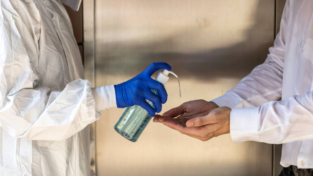istock Applying Alcohol gel will help preventing COVID-19 outbreak 1249479086