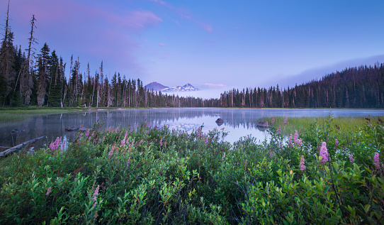 Lake, Three Sisters Oregon, Cascade Range, Oregon - US State, Willamette National Forest