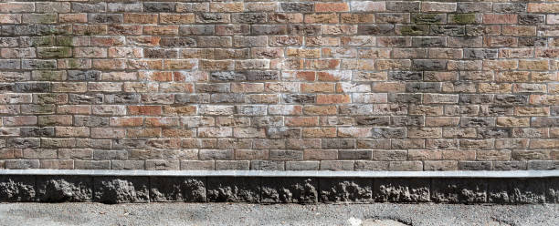 istock Brick wall for background. Brick surface template photo. 1249491964