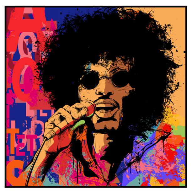 2,600+ Psychedelic Rock Music Stock Illustrations, Royalty-Free