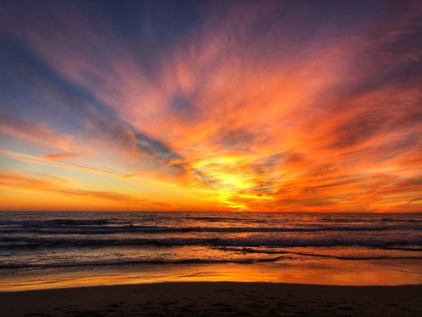 istock California Sunset cloudscape - Color Landscape Format 1249511756