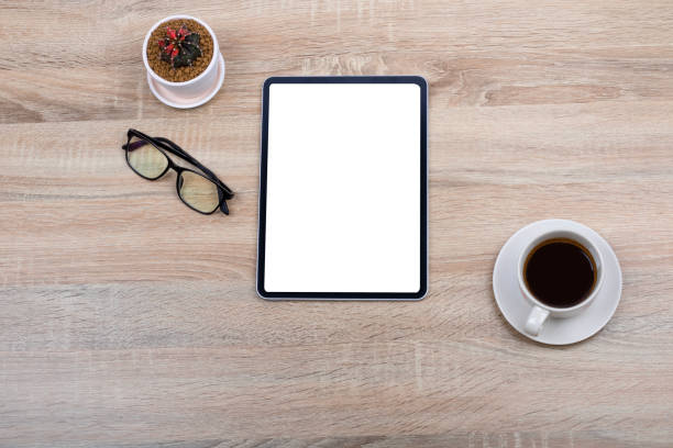 istock New version of premium tablet in trendy thin frame design. 1249525473
