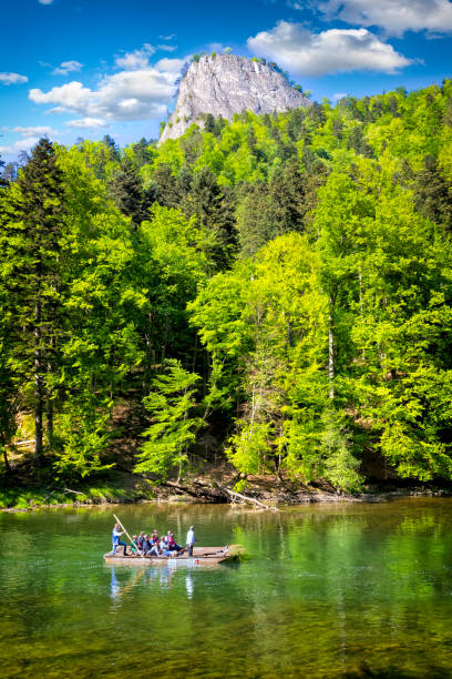 Holidays in Poland - Tour rafting across river Dunajec gorge in the Pieniny Mountains