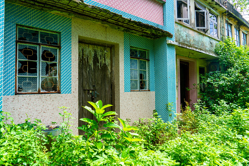 Abandoned houses in Yim Tin Tsai, Hong Kong