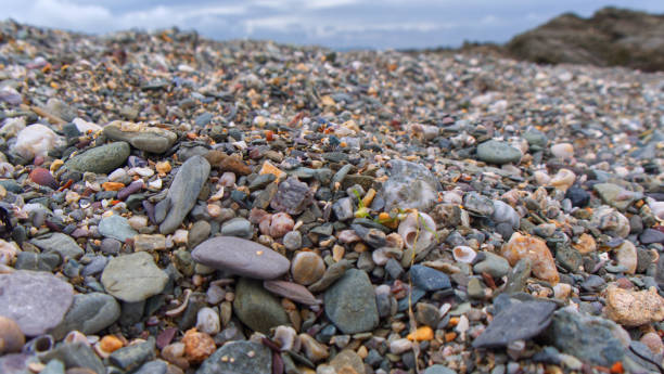 istock Textural backgrounds of sheltered Cornish beach 1249540999