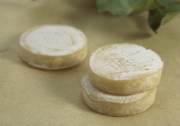 istock ROCAMADOUR, FRENCH GOAT CHEESE 1249541350