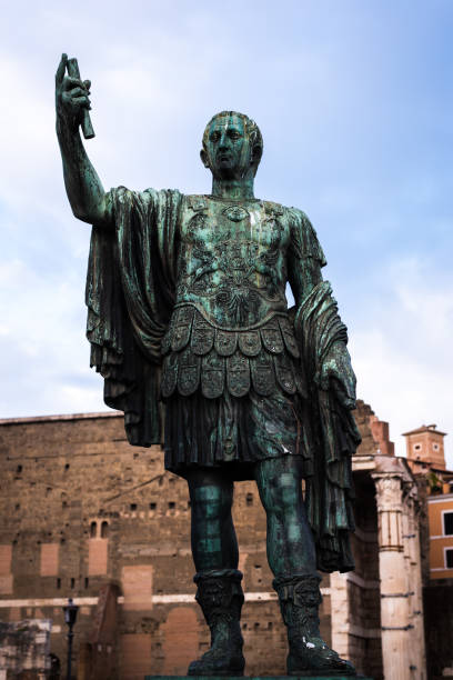 istock Statue of Julius Cesar, emperor of ancient Rome 1249543938