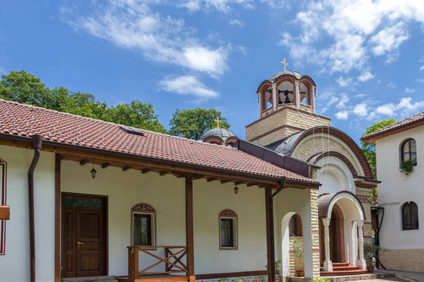 istock Divotino Monastery of Holy Trinity at Lyulin Mountain,  Bulgaria 1249547089