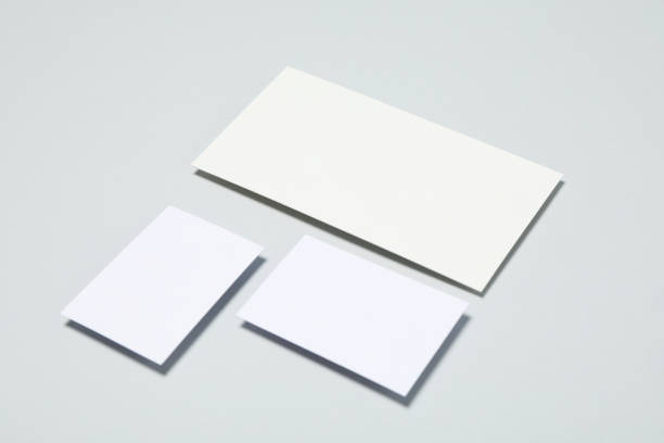 istock Mockup business brand template on light gray background, space for text 1249552562