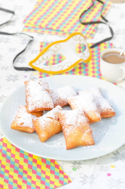 istock Traditional New Orleans beignets served for Mardi Gras 1249553425