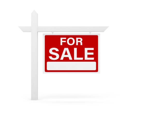 for sale house home real estate sign for sale house home real estate sign 3D for sale sign photos stock pictures, royalty-free photos & images