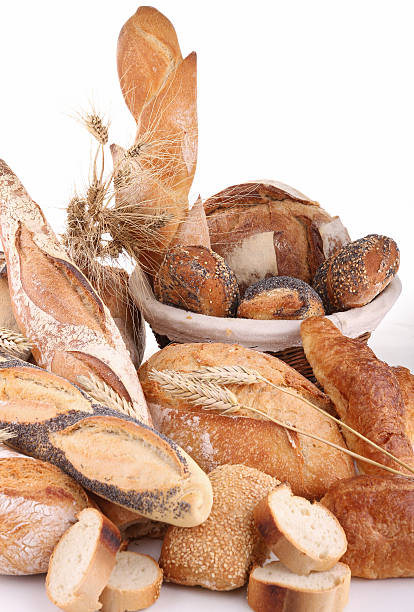 istock assortment of bread on white 124956277