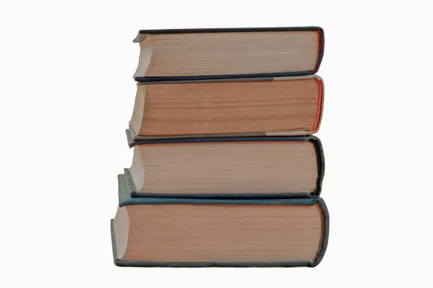 istock Vintage Book Isolated on White Background. 1249564113