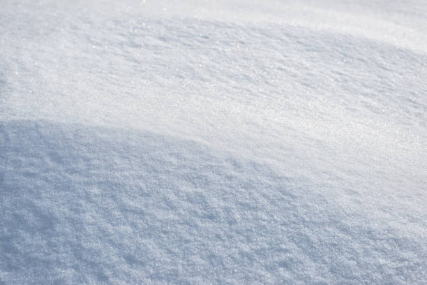 istock Abstract snow texture with selective focus and glittering bokeh 1249567959