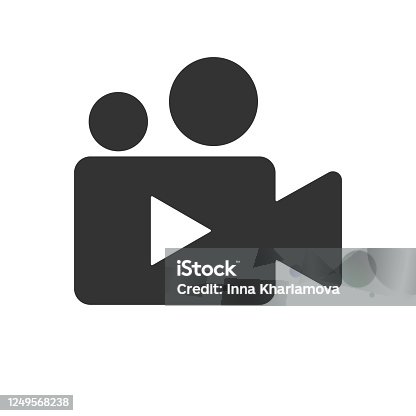 istock Video camera icon vector illustration 1249568238