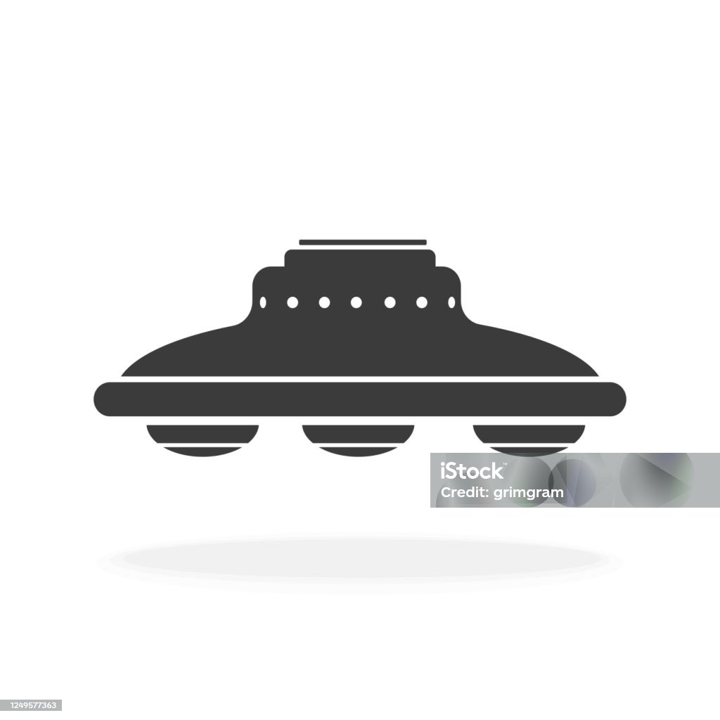 Ufo Alien Icon Symbol Sign Icona Illustrazione Vettoriale Silhouette ...