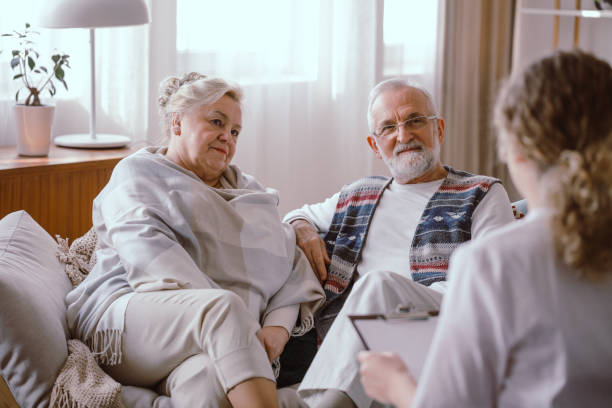 istock Senior people and nurse 1249592855