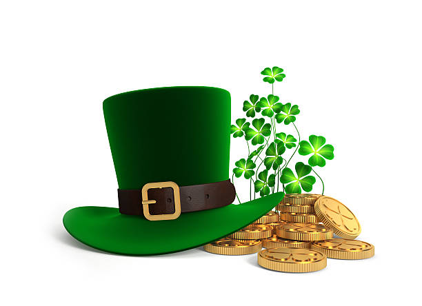 St. Patrick's Day  illustration clover leaf background