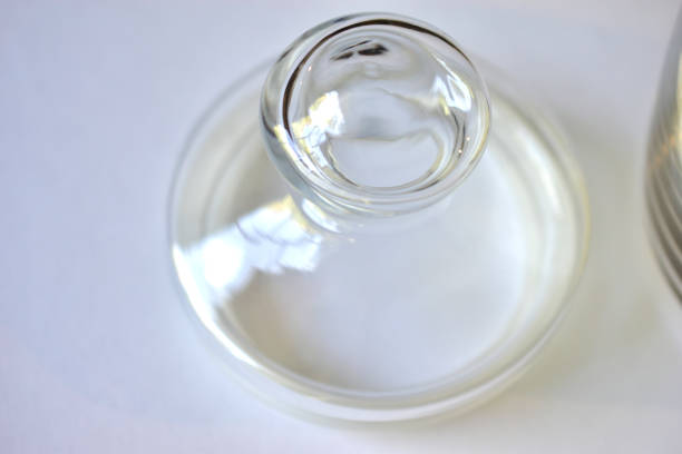 istock Glass vessel with lid for bulk products 1249596781