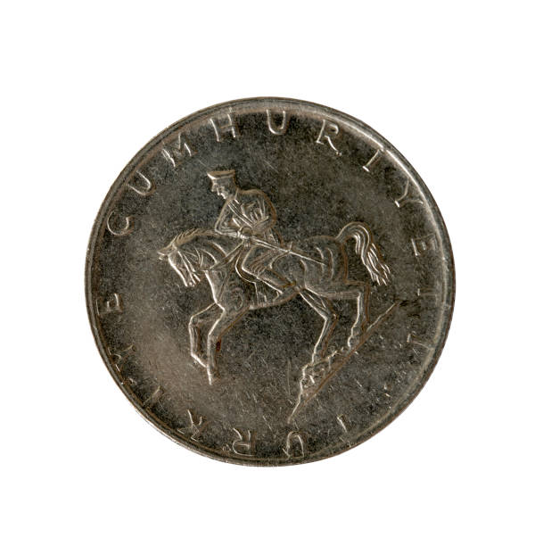 istock Five Turkish Lira Coin 1249597102