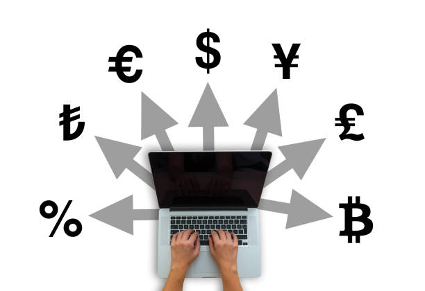 istock Online Banking - Business Background 1249597347
