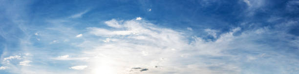 istock Panorama sky with beautiful cloud on a sunny day. 1249600437
