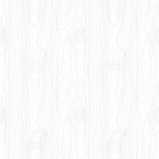 黄色の背景に分離された木目要素テクスチャシームレスなパターンベクトルイラスト。生地の織物または継ぎ目が無い背景のための木の印刷の質。 - 木目点のイラスト素材／クリップアート素材／マンガ素材／アイコン素材