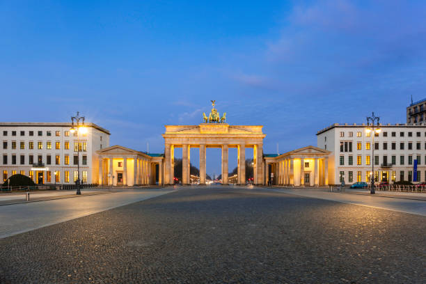 istock Berlin Brandenburg Gate sunrise view 1249606223
