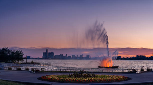 istock Windsor Ontario - Peace Fountain 1249606419