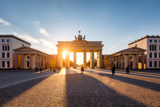 istock Berlin Brandenburg Gate sunset view 1249606703