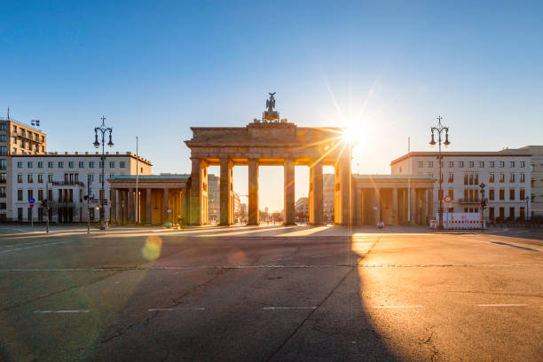 istock Berlin Brandenburg Gate sunrise view 1249606740