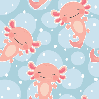 Ilustración de Patrón Sin Costuras Axolotl Kawaii Fondo De Anfibios Bebé y más Vectores Libres de Derechos de Axolote - iStock Ilustración de Patrón Sin Costuras Axolotl Kawaii Fondo De Anfibios Bebé y más Vectores Libres de Derechos de Axolote - iStock