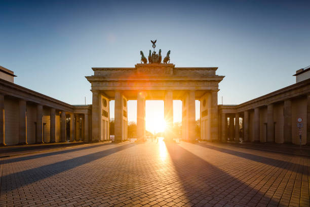 istock Berlin Brandenburg Gate sunset view 1249607674