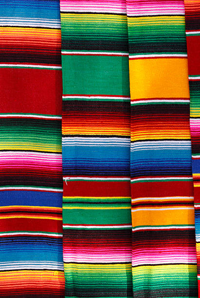 Mexican blankets stock photo