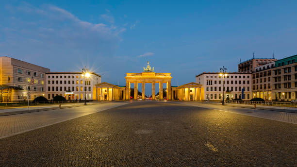 istock Berlin Brandenburg Gate sunrise view 1249607685