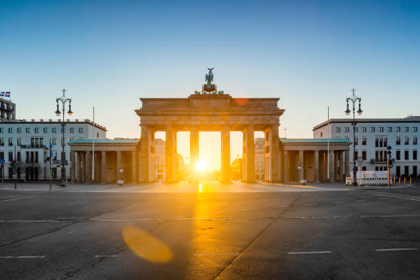 istock Berlin Brandenburg Gate sunrise view 1249609205